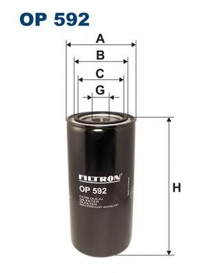 OP592 Filtron Filtr układu hydraulicznego
