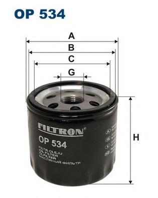 OP534 Filtron Filtr oleju