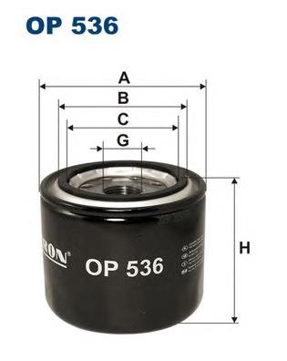 OP536 Filtron Filtr oleju
