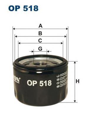 OP518 Filtron Filtr oleju