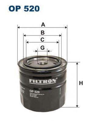 OP520 Filtron Filtr oleju