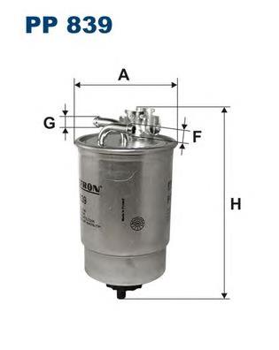 PP839 Filtron filtr paliwa