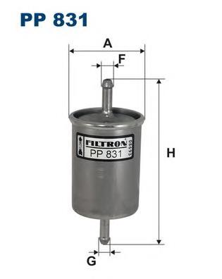 PP831 Filtron Filtr paliwa