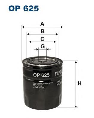 Do koszyka 650385 General Motors Filtr oleju