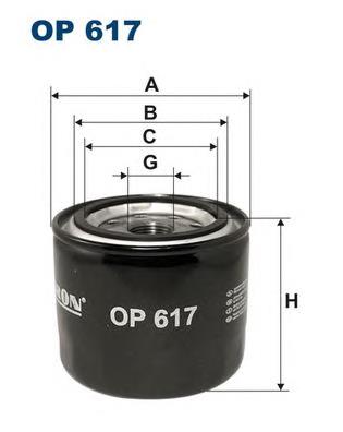 OP617 Filtron Filtr oleju
