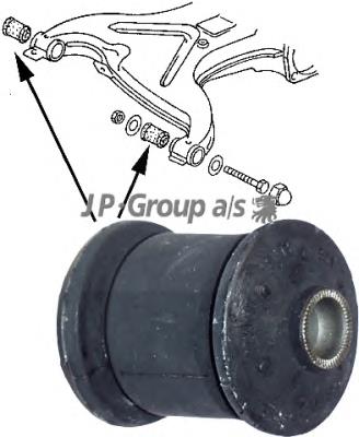 1150301000 JP Group Silentblock wahacza tylnego dolnego