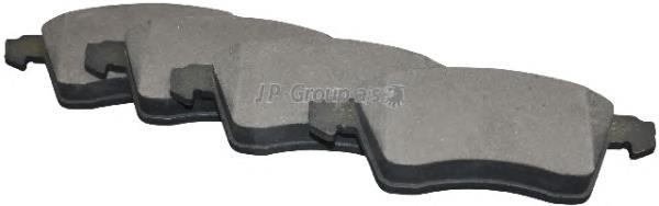 1163603510 JP Group Klocki hamulcowe przednie tarczowe