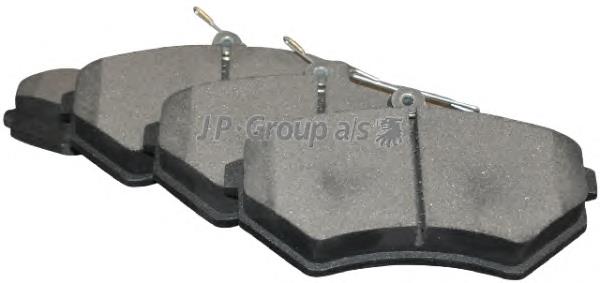 1163602010 JP Group Klocki hamulcowe przednie tarczowe