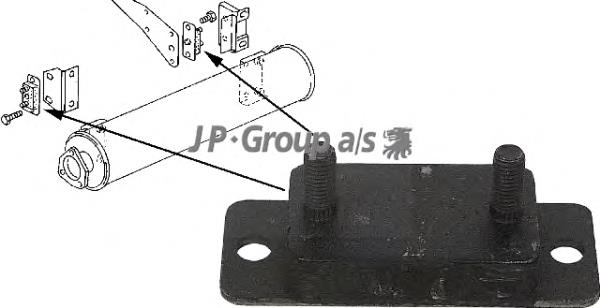 02653 Metalcaucho Poduszka mocowania tłumika