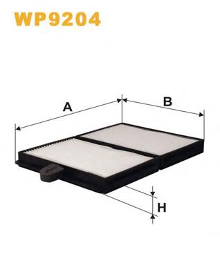 Filtr kabiny WIX WP9204 cena, od 14,67 USD