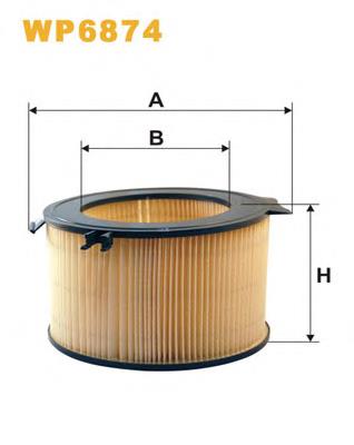 Filtr kabiny WIX WP6874 cena, od 12,02 USD