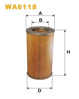 Filtr powietrza WIX WA6118 cena, od 15,27 USD