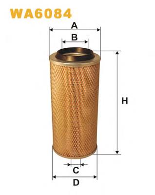 Filtr powietrza WIX WA6084 cena, od 17,70 USD