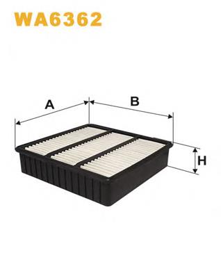 Filtr powietrza WIX WA6362 cena, od 9,60 USD