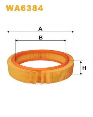 Filtr powietrza WIX WA6384 cena, od 8,04 USD