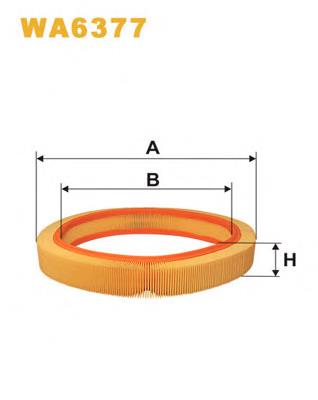 Filtr powietrza WIX WA6377 cena, od 15,34 USD