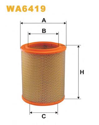 Filtr powietrza WIX WA6419 cena, od 14,52 USD