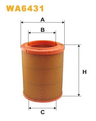 Filtr powietrza WIX WA6431 cena, od 13,83 USD
