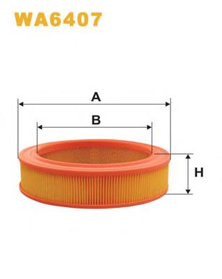Filtr powietrza WIX WA6407 cena, od 12,78 USD