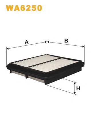 Filtr powietrza WIX WA6250 cena, od 7,24 USD