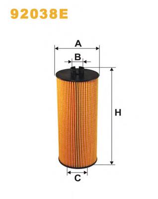Filtr oleju WIX 92038E cena, od 15,25 USD
