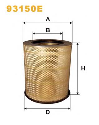 100460 Febi Filtr powietrza