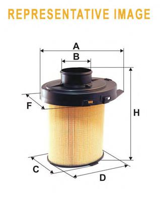 WA6036 WIX Filtr powietrza