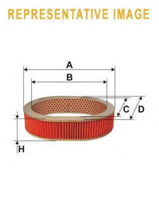 Filtr powietrza WA6011 WIX