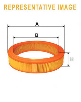 WA6383 WIX filtr powietrza