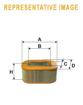 WA9443 WIX filtr powietrza