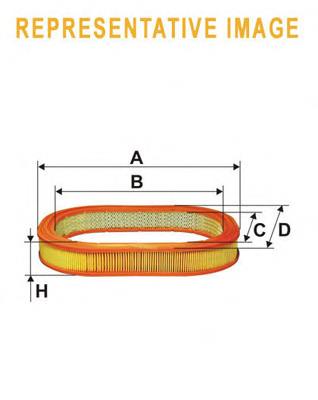 5821087 Bomag filtr powietrza