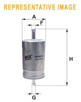 WF8035 WIX filtr paliwa