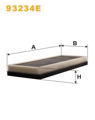 A0008301218 Mercedes Filtr kabiny