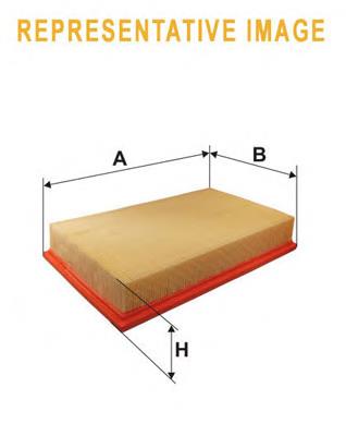 WA6580 WIX filtr powietrza