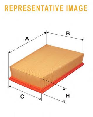 WA9563 WIX filtr powietrza