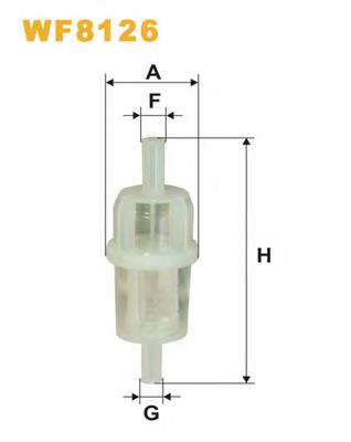 Filtr paliwa WIX WF8126 cena, od 3,79 USD