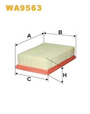 Filtr powietrza WIX WA9563 cena, od 7,68 USD