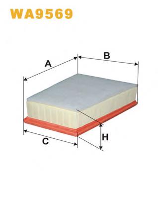 Filtr powietrza WIX WA9569 cena, od 10,43 USD