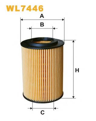 Do koszyka WL7446 WIX Filtr oleju