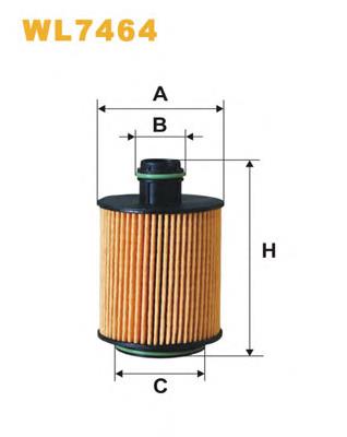Do koszyka WL7464 WIX Filtr oleju