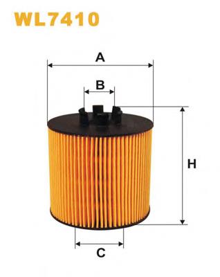 Filtr oleju WIX WL7410 cena, od 8,41 USD