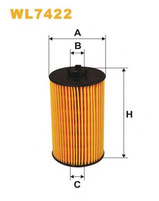 Do koszyka WL7422 WIX Filtr oleju