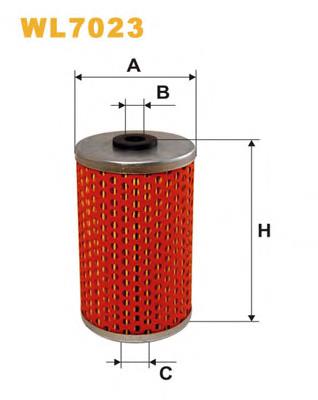 Filtr oleju WIX WL7023 cena, od 7,50 USD