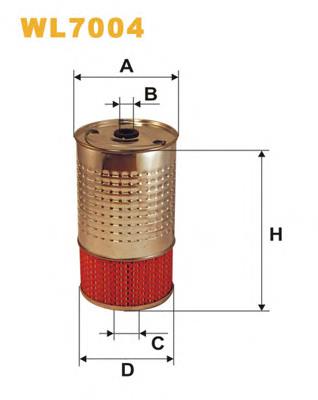 Do koszyka WL7004 WIX Filtr oleju