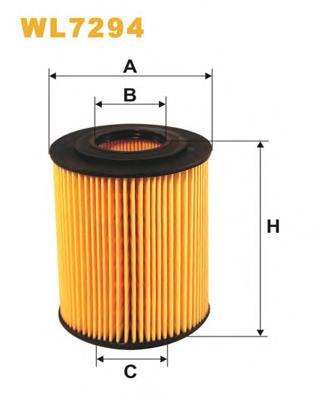 Filtr oleju WIX WL7294 cena, od 7,79 USD