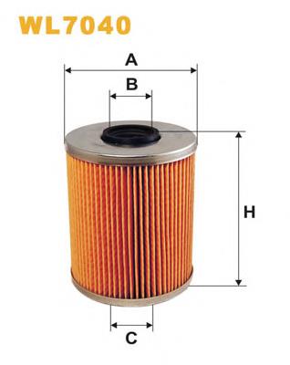 Filtr oleju WIX WL7040 cena, od 7,50 USD