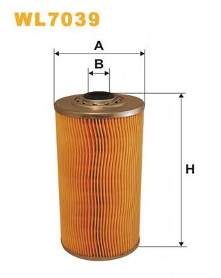 Do koszyka WL7039 WIX Filtr oleju