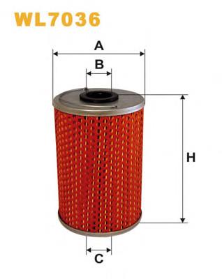 Filtr oleju WIX WL7036 cena, od 10,05 USD