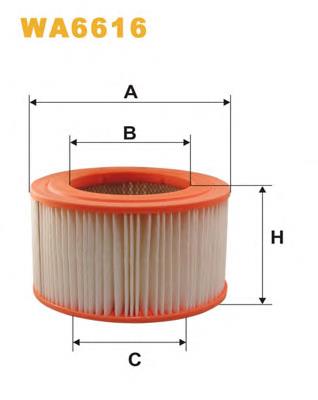 Filtr powietrza KA1582 Kavo Parts