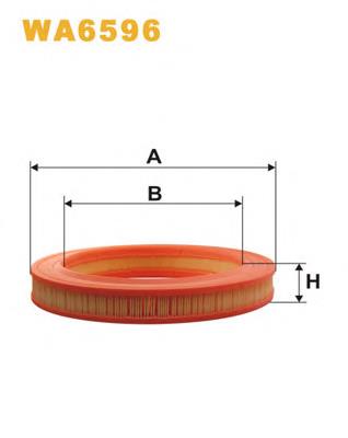 Filtr powietrza WIX WA6596 cena, od 6,88 USD